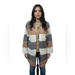 (A-22)‎ Shein sueter abierto para mujer talla M color Rosa,gris,blanco